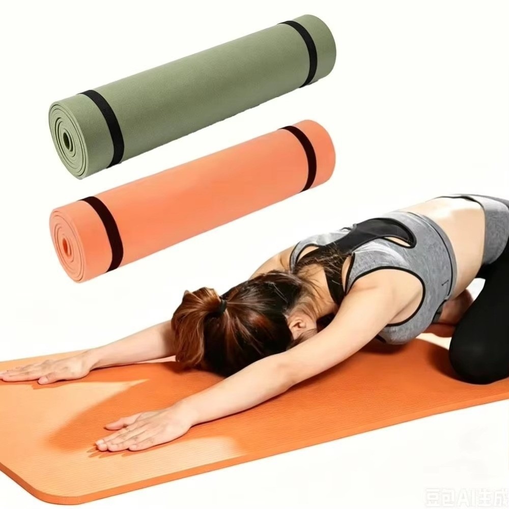 Pilates Yoga Mat Thickness - 180×50cm Multicolor EVA Non-Slip Mat 6mm