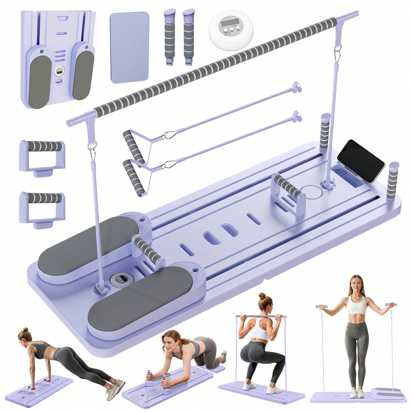 Pilates & Yoga En Talavera Raquel Díaz - Pilates Reformer With Bar, Pilates Board