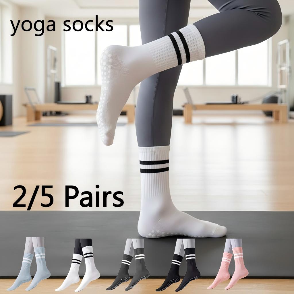 Pilates Yoga And Gym - Women Non Slip Yoga Socks, Grippy