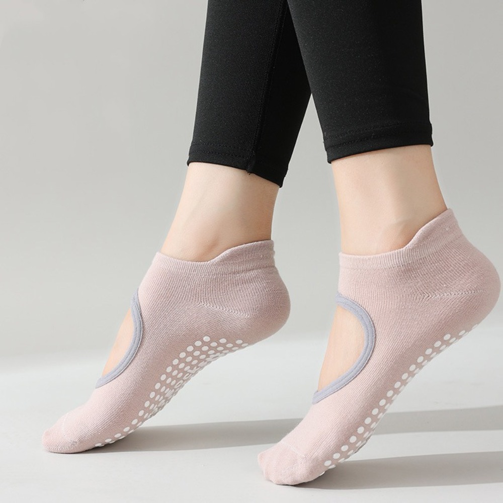 Youtube Yoga Pilates - Comfortable Silicone Non Slip Yoga Socks
