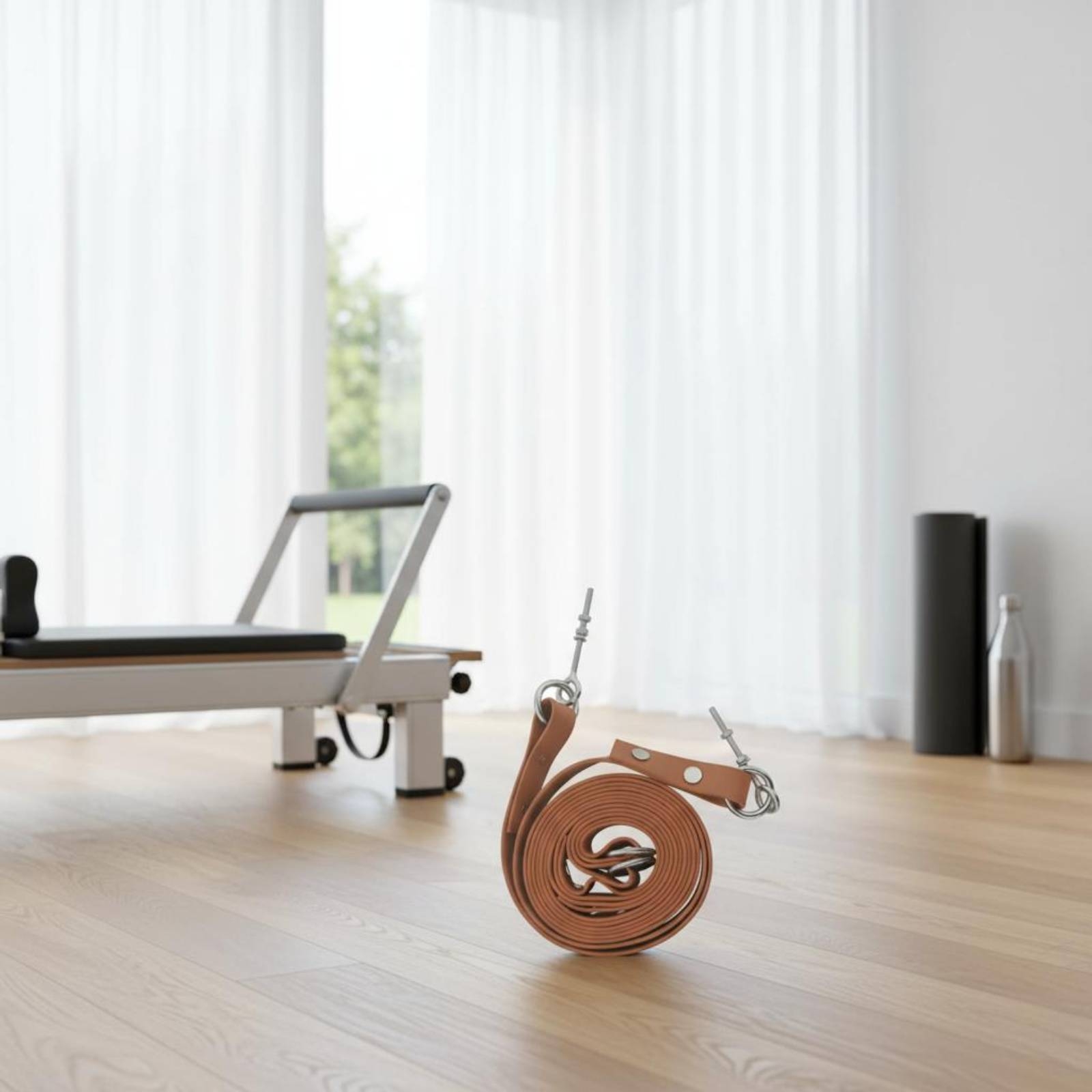 Pilates & Yoga With Harna - Reformer Double Loop Strap Comfortable Pilates