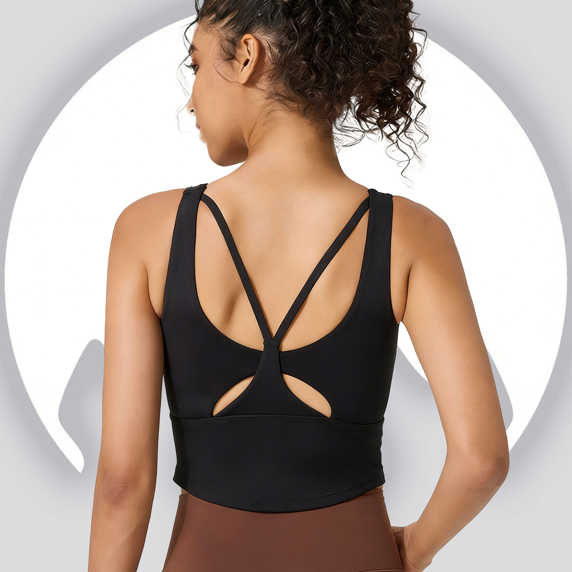 Pilates Yoga And Gym - Women's Fixed Cup Yoga Sports Bra