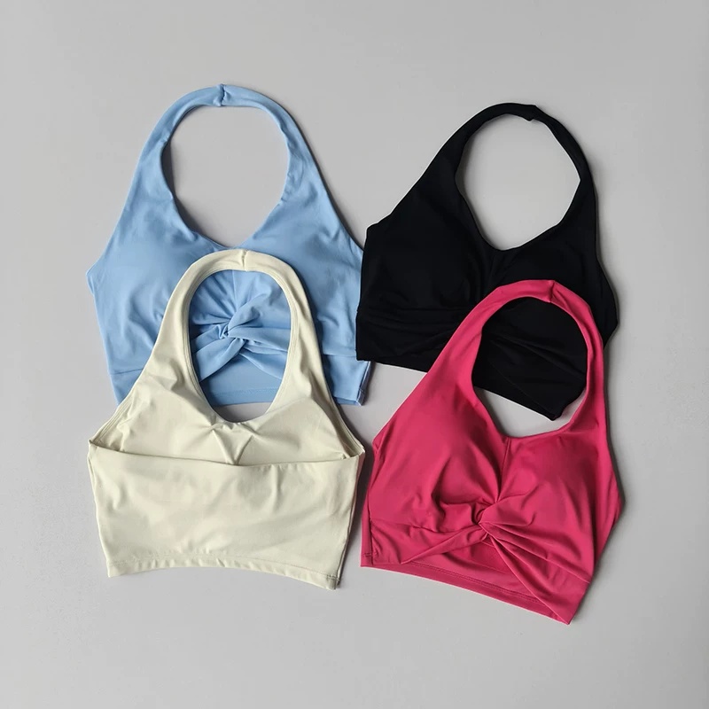 Halter Twist Sports Bra Women  - Pilates Yoga And Gym recension och pris