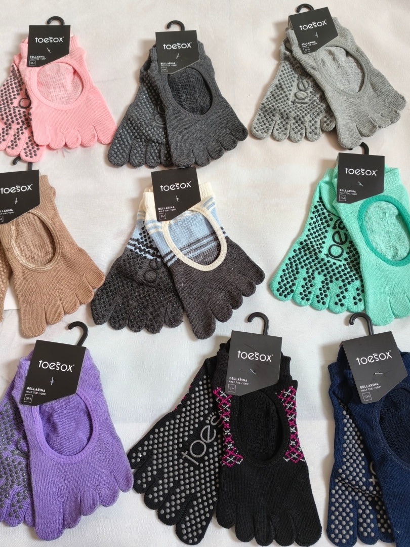 Toesox Yoga Five-Toe Socks Men - Pilates Yoga And Gym recension och pris