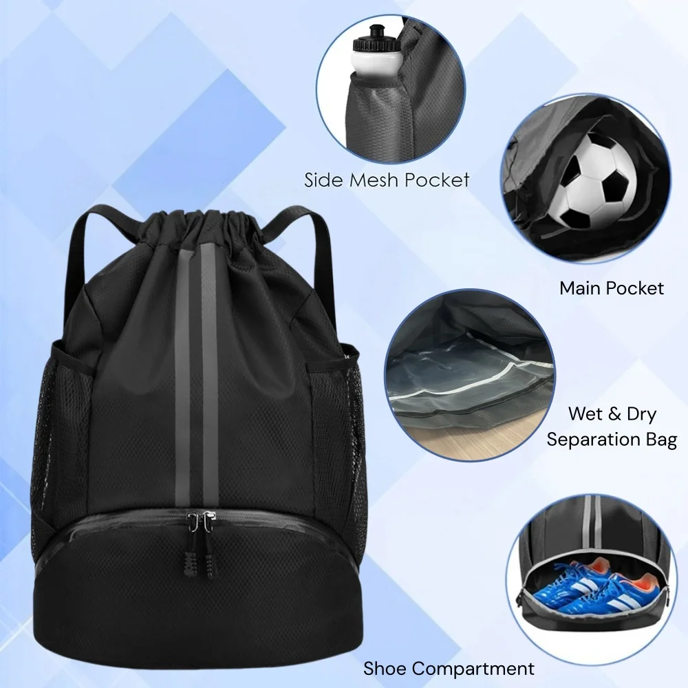 Drawstring Sports Backpack,Lig - Pilates Yoga Bag recension och pris