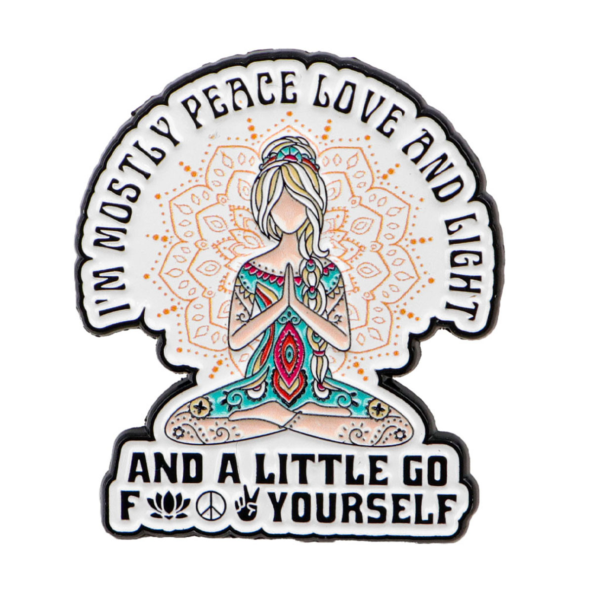 Funny Yoga Enamel Pins Humorou - Pilates Yoga Bag recension och pris