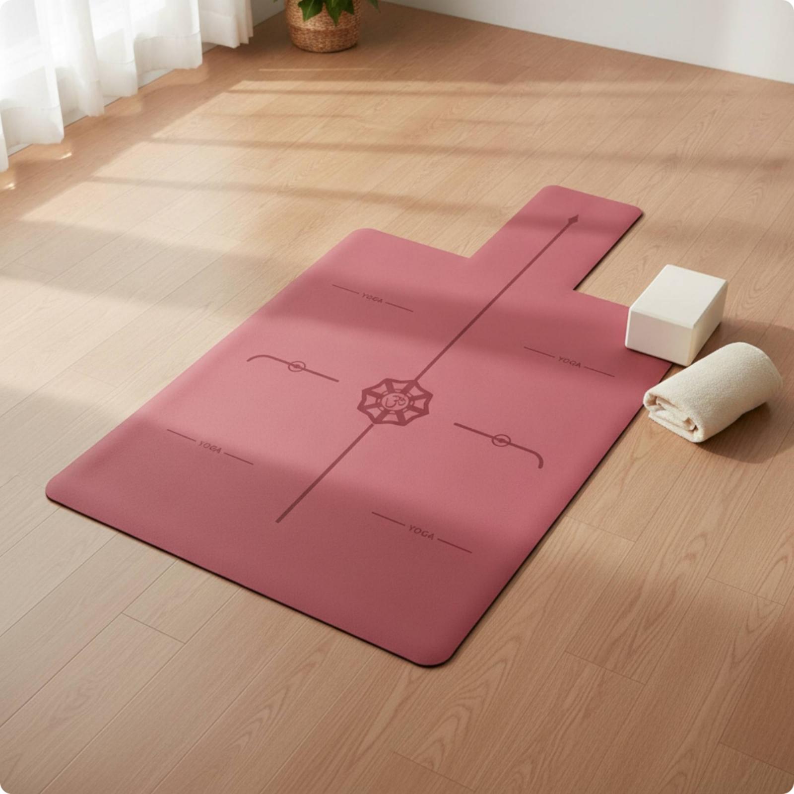 Fabric Mat Thick Support Exerc - Pilates Yoga Mat Thickness recension och pris