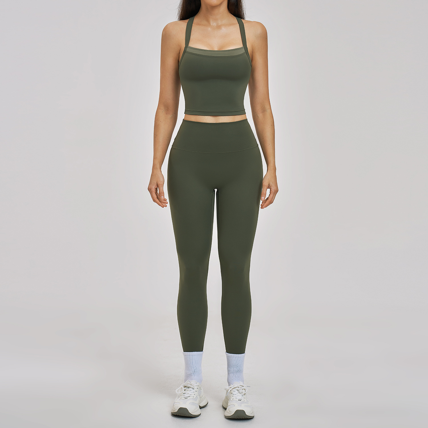 2PCS Yoga Set Women Tracksuit  - Pilates Yoga Logo recension och pris