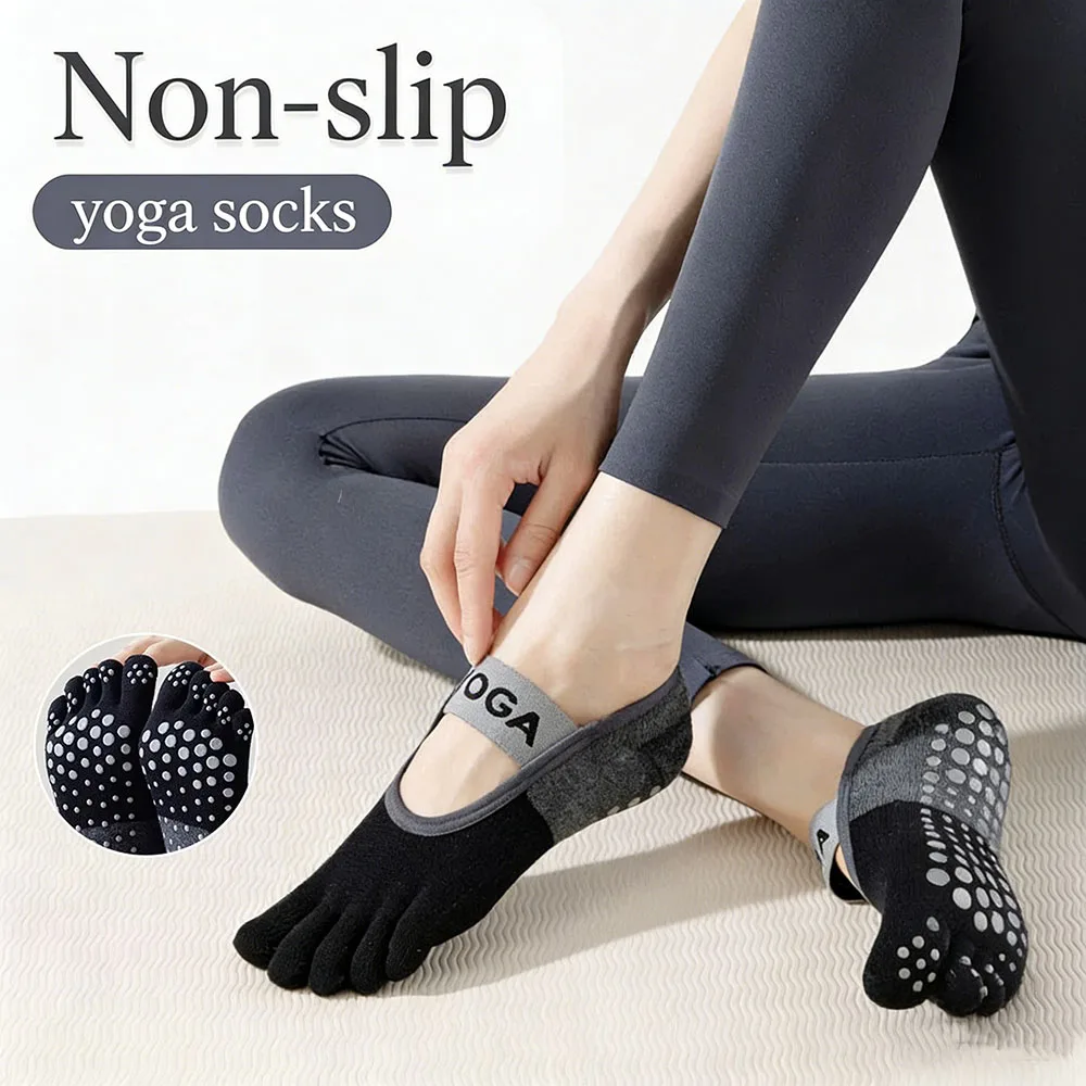 1 Pair of Women's Five Finger  - Youtube Yoga Pilates recension och pris