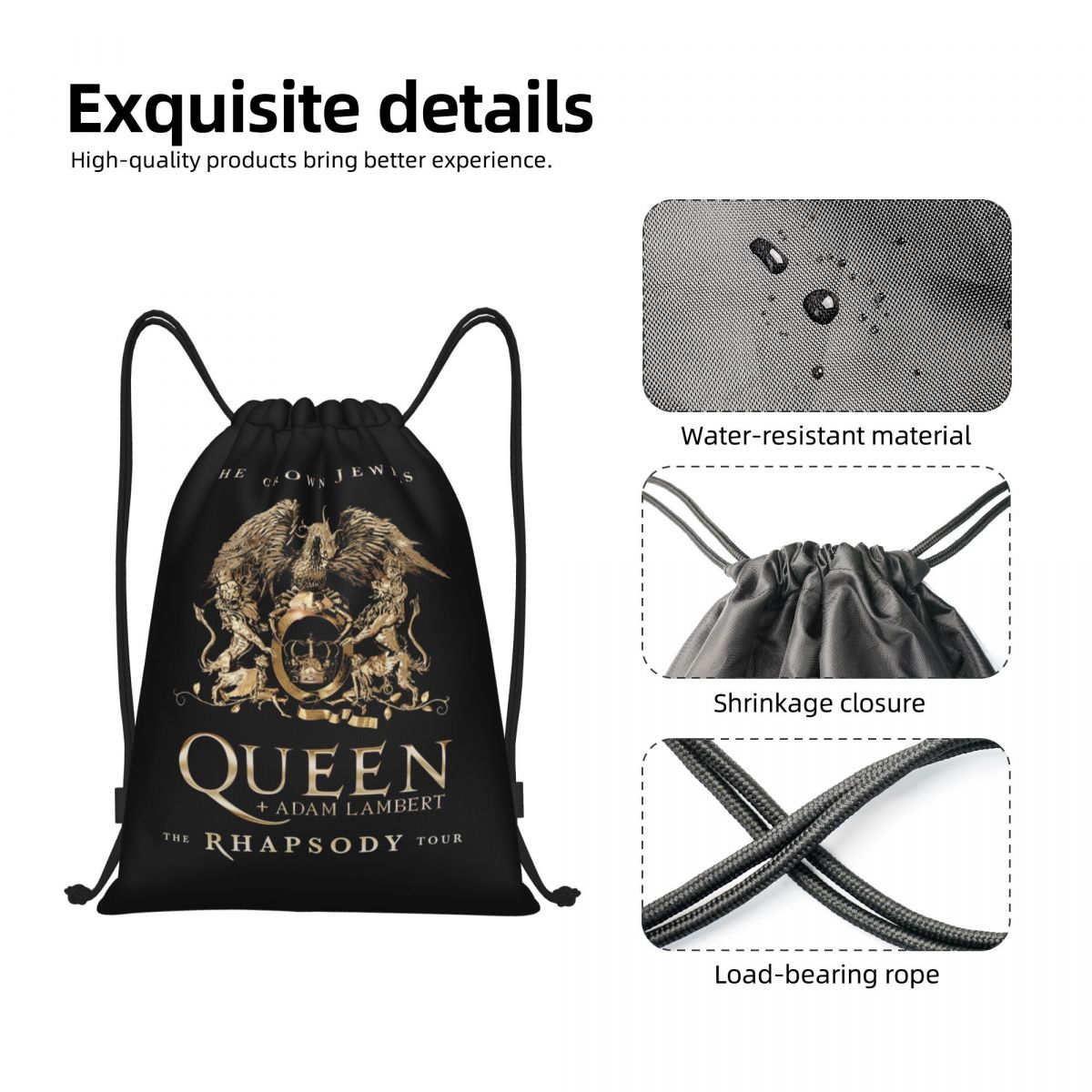 Custom Freddie Mercury Crown D - Pilates Yoga Bag recension och pris