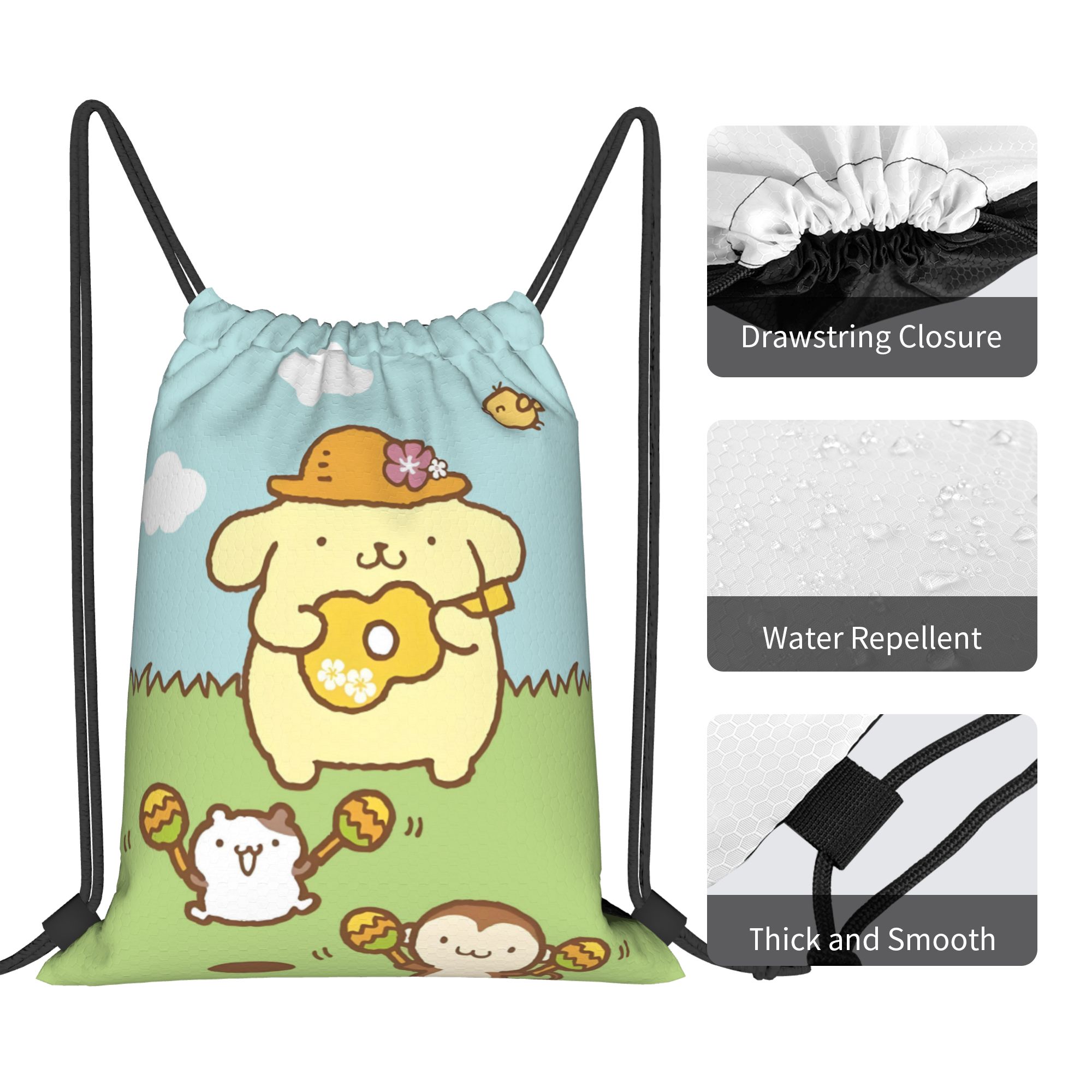 Custom P-Pompompurines Drawstr - Pilates Yoga Bag recension och pris