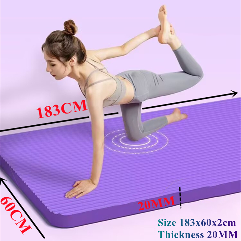 185x60x2cm Thick Yoga Mats Ant - Pilates Yoga Mat Thickness recension och pris