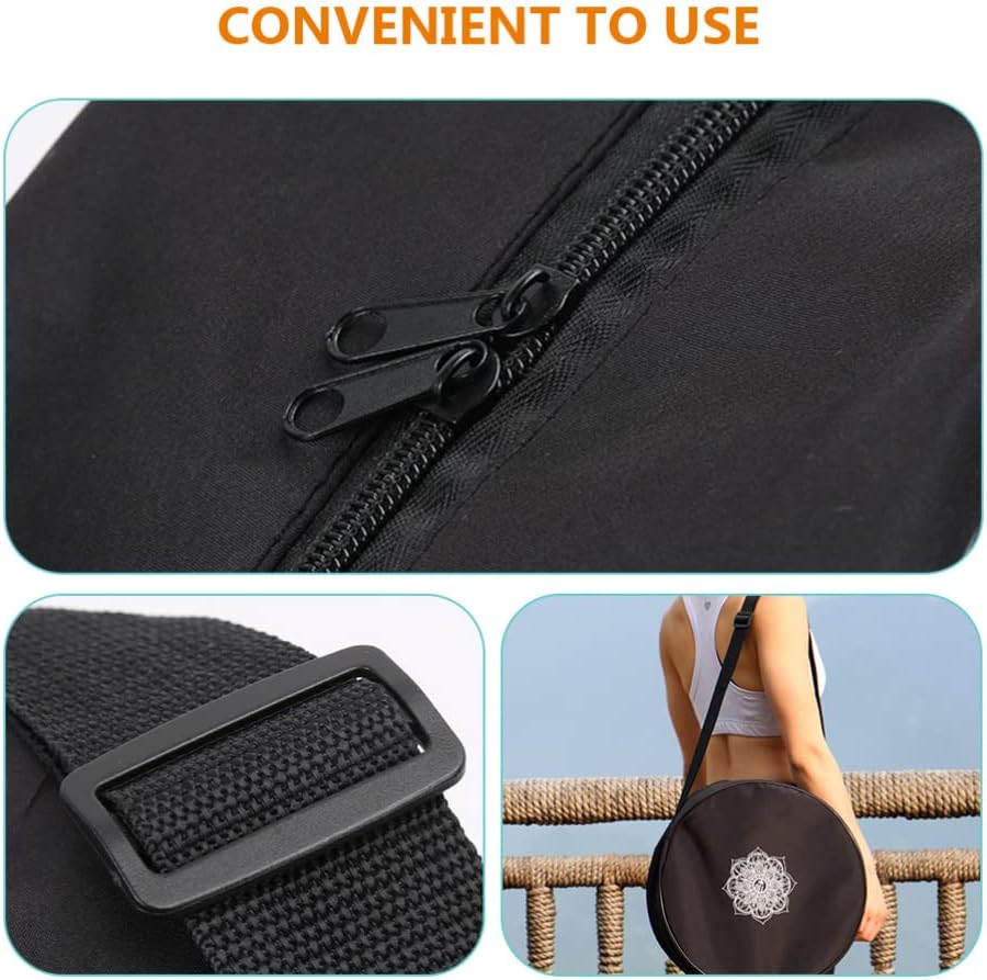 Yoga Wheel Bag Nylon Black Man - Pilates Yoga Bag recension och pris