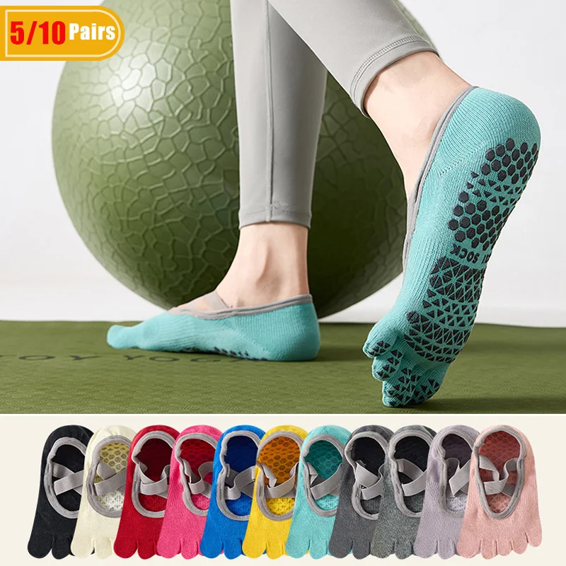 5/10 Pairs Women's Cotton Yoga - Pilates Yoga And Gym recension och pris