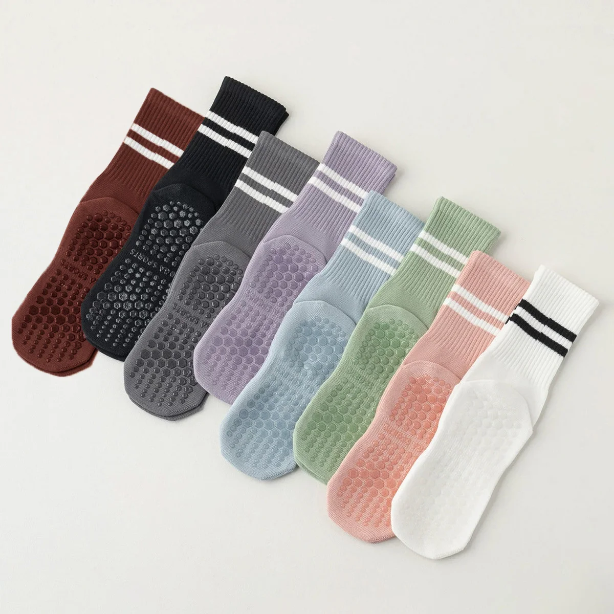 3 Pairs Long Yoga Socks with G - Youtube Yoga Pilates recension och pris