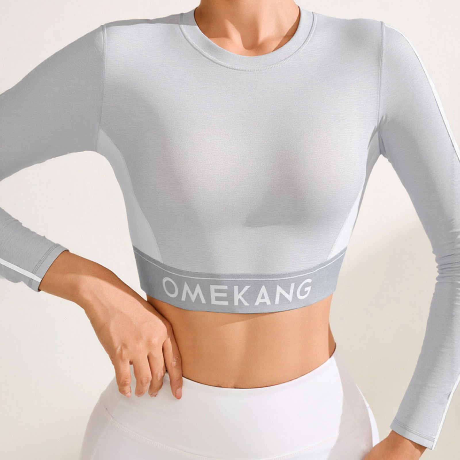 Women's Yoga Crop Top Sleeve L - Pilates Yoga And Gym recension och pris