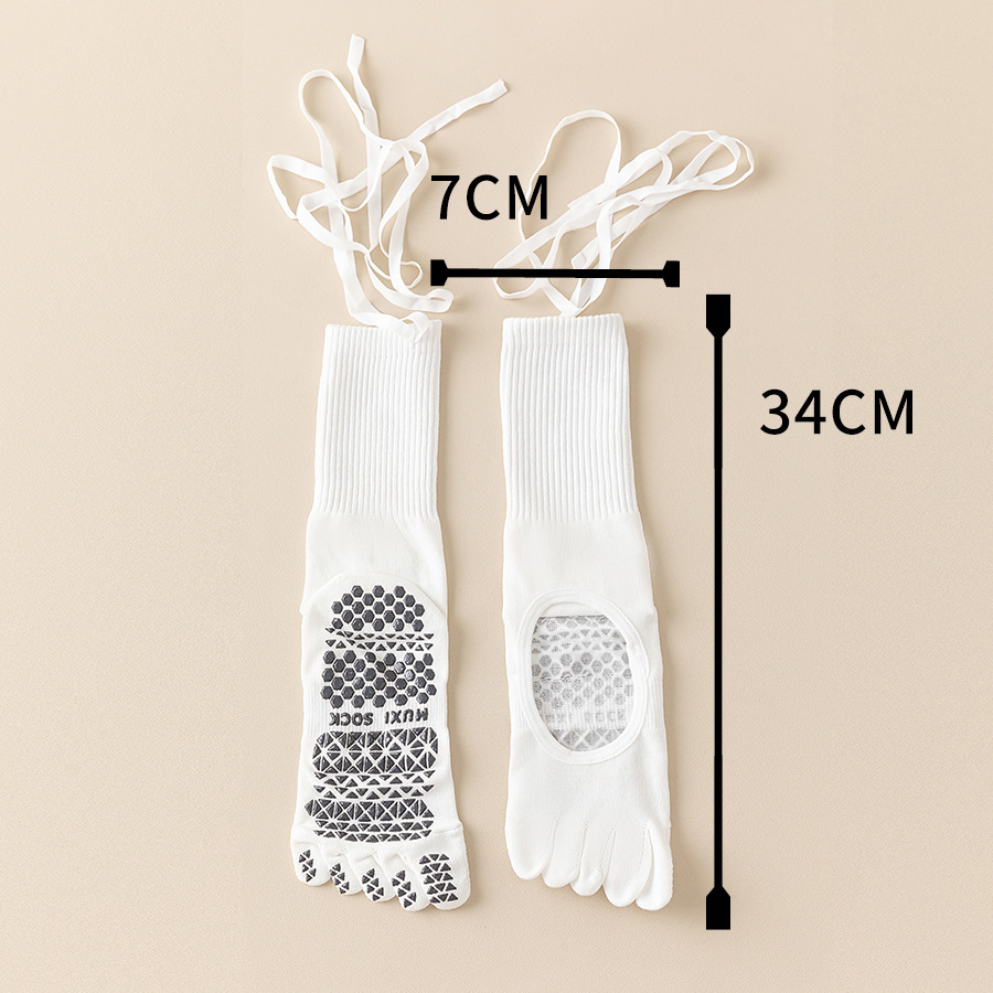 Women's Lace-Up Grip Yoga Sock - Youtube Yoga Pilates recension och pris