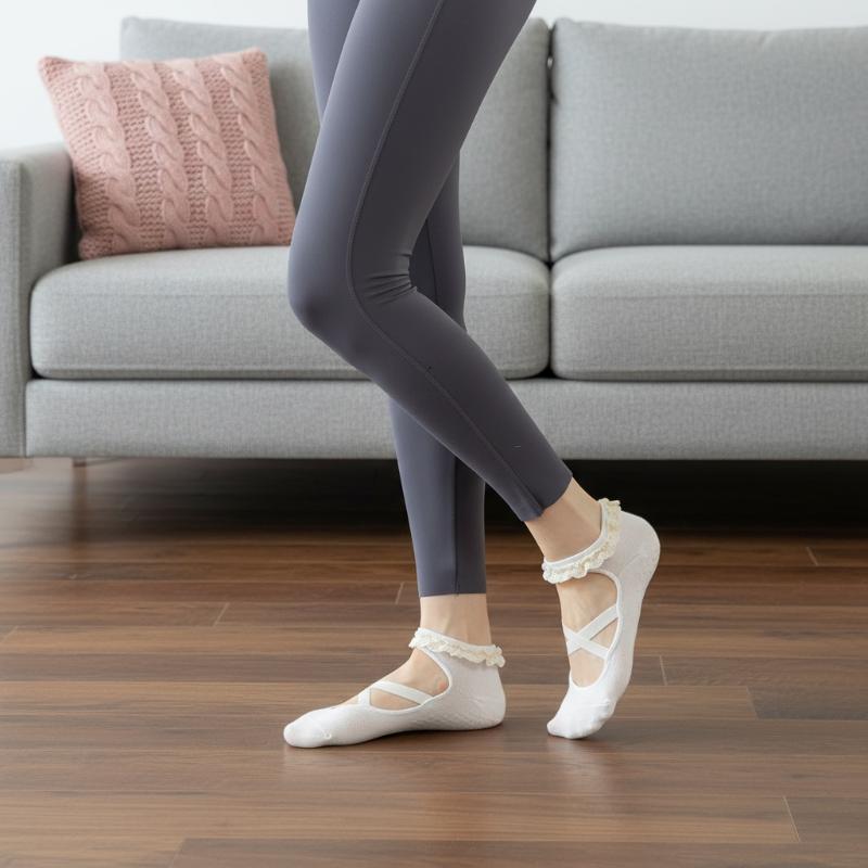 1Pairs Cute Lacework Pilates S - Pilates & Yoga With Harna recension och pris