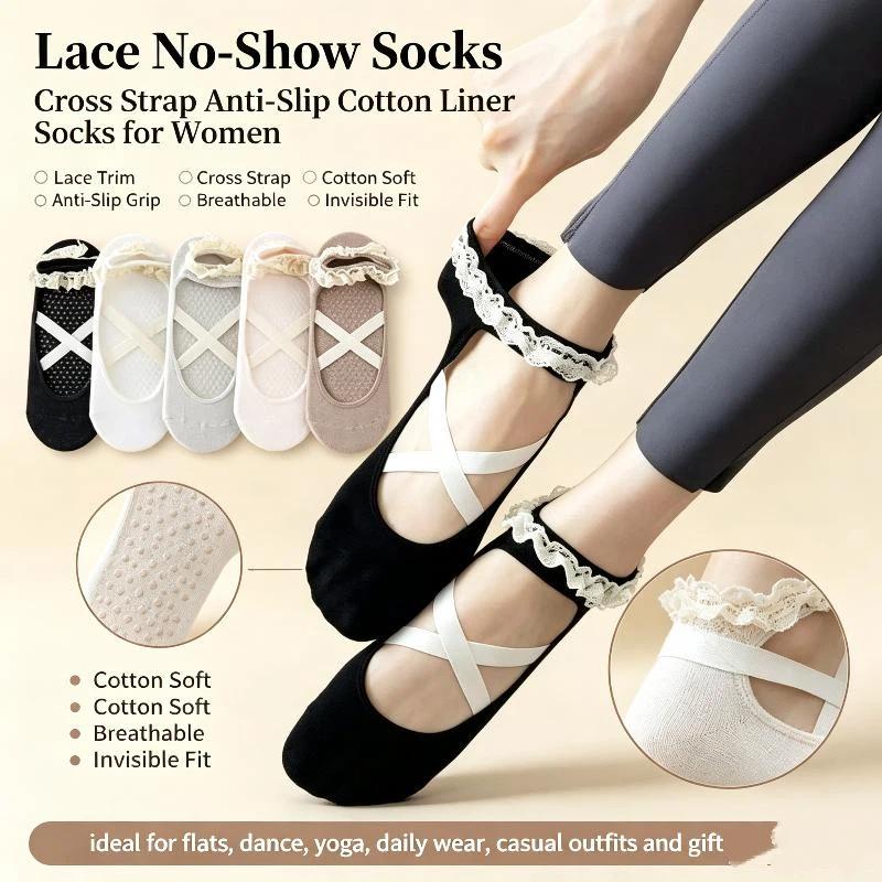 1Pairs Cute Lacework Pilates S - Pilates & Yoga With Harna recension och pris
