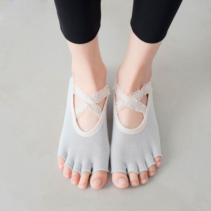 Five Finger Yoga Socks Lace Cr - Pilates Yoga And Gym recension och pris