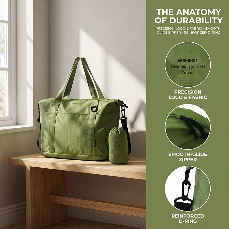 2In1 Foldable Gym Travel Bag L - Pilates Yoga Bag recension och pris